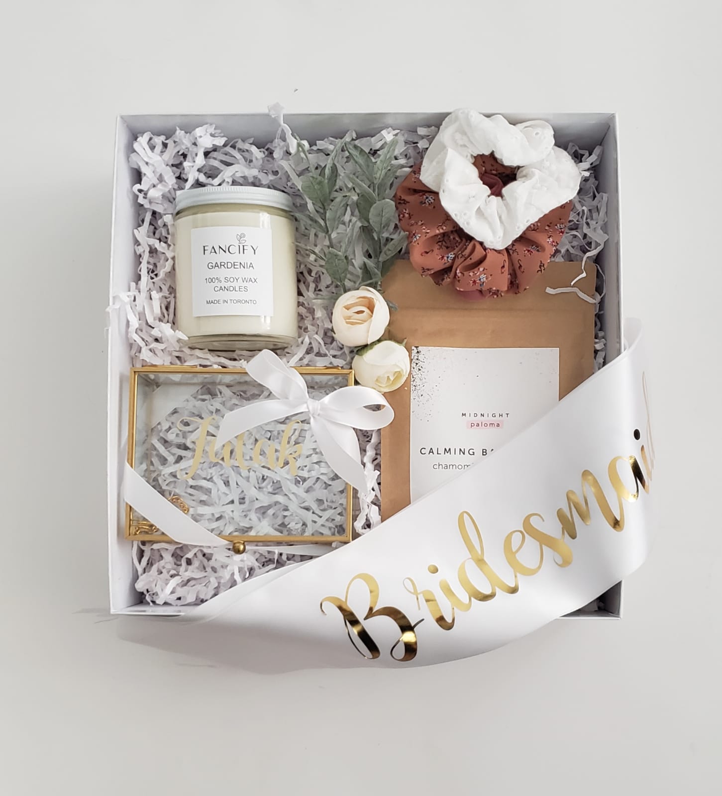Buy Pink Positive Personalised Bridesmaid Gift Box | Any Text Printed  Custom Gift Box Online at desertcartINDIA